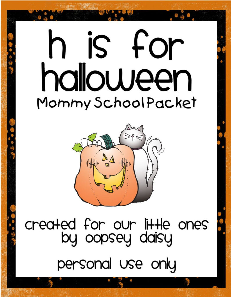 H Is For Halloween Packet | Oopsey Daisy | Halloween