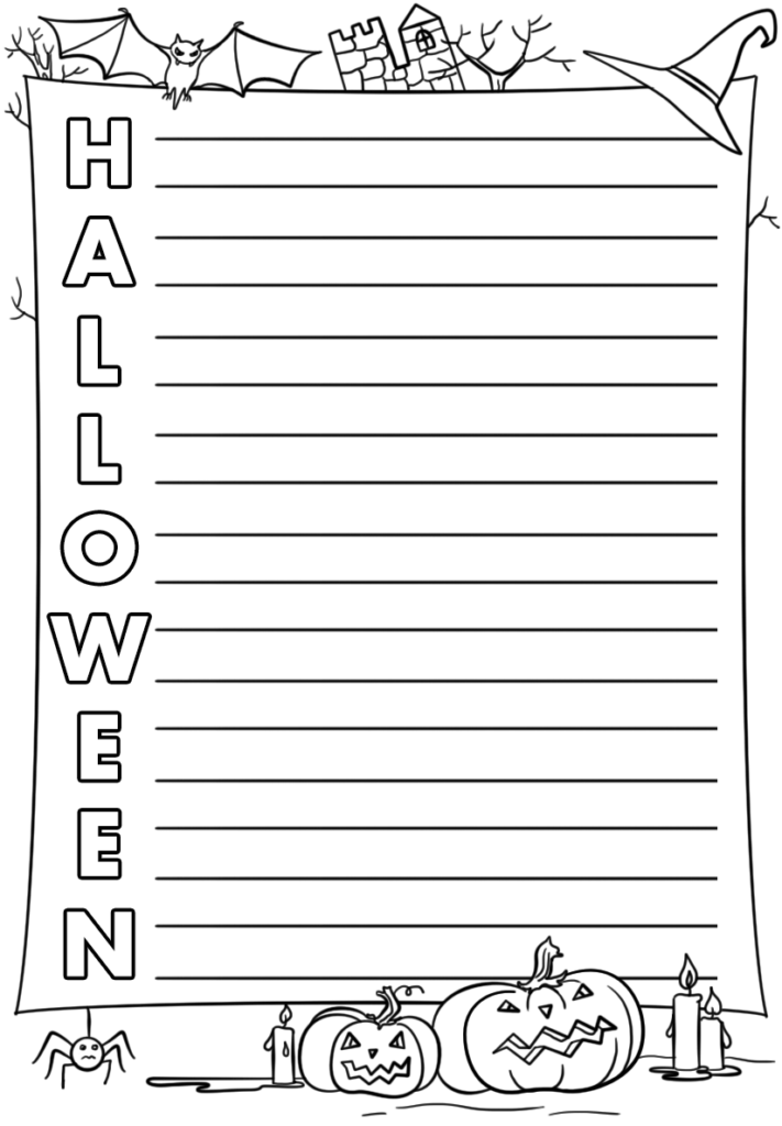 Halloween Acrostic Poem Template | Free Printable Papercraft