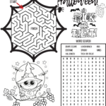 Halloween Activity Sheet For Kids – Hmcfarms