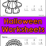 Halloween Addition And Subtraction Worksheets Numbers 0   10