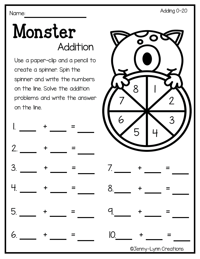 Halloween Addition | Kinder Math, Daily Math, Math Classroom