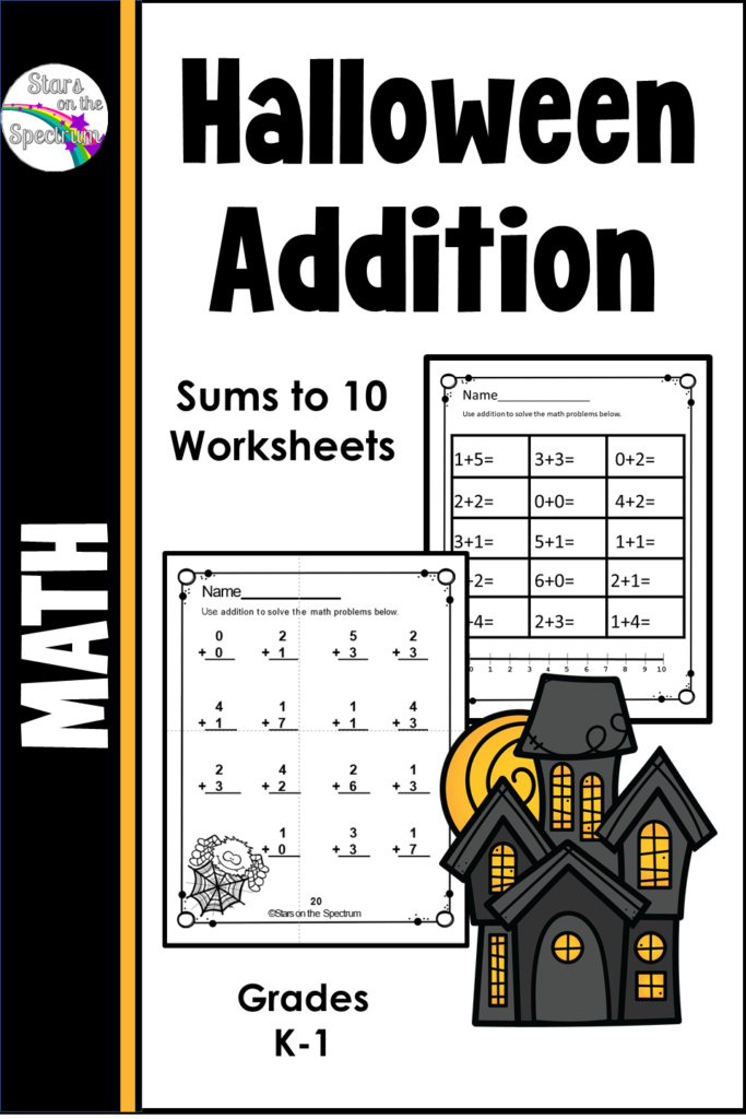 Halloween Addition To 10 Halloween Worksheets In 2020