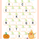 Halloween Alphabet | Worksheet | Education | Alphabet
