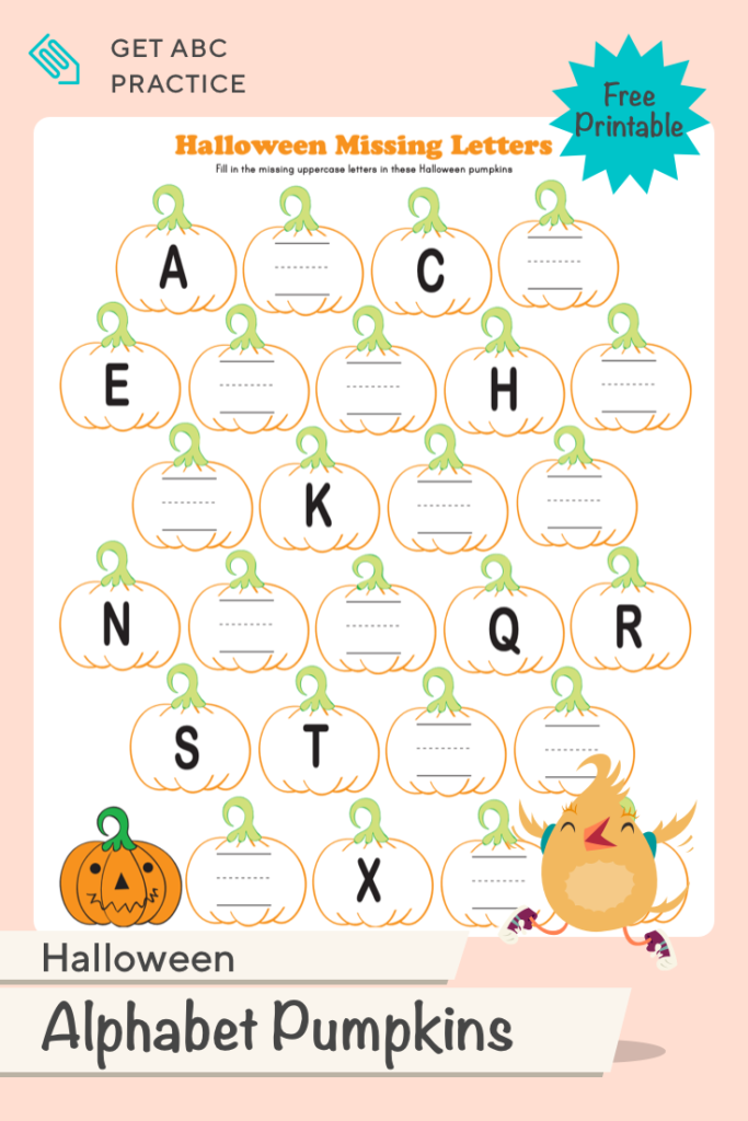 Halloween Alphabet | Worksheet | Education | Alphabet
