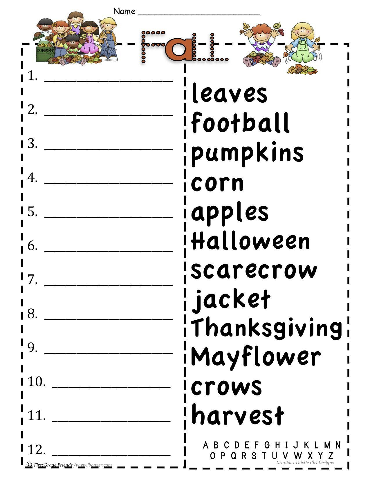 Halloween Alphabetical Order Worksheets 38 Alphabetical