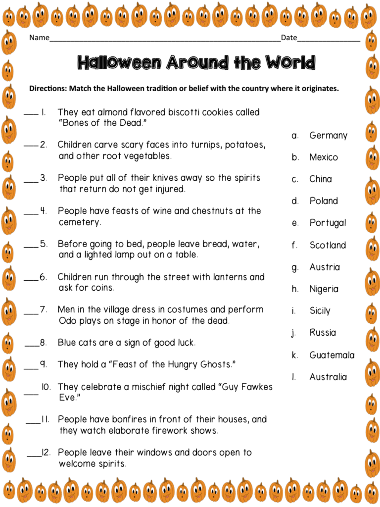 Halloween Around The World.pdf   Google Drive | Halloween