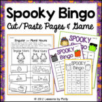 Halloween Bingo | Plural Nouns, Singular Nouns, Plurals