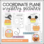 Halloween Bundle #1 | Coordinate Plane Activity