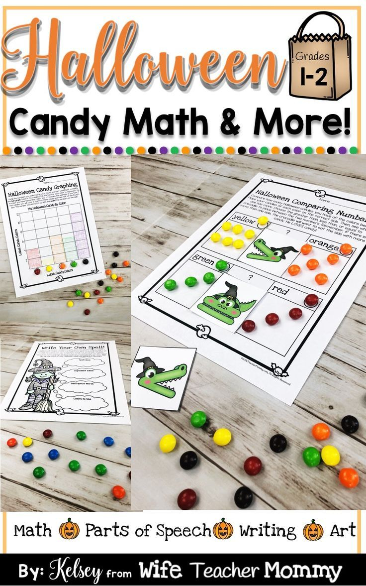 Halloween Candy Math Activities &amp;amp; More For 1St And 2Nd Grade