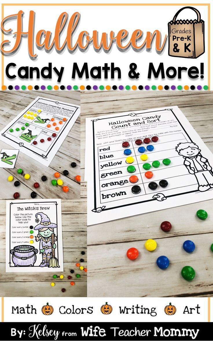 Halloween Candy Math For Kindergarten And Preschool! These