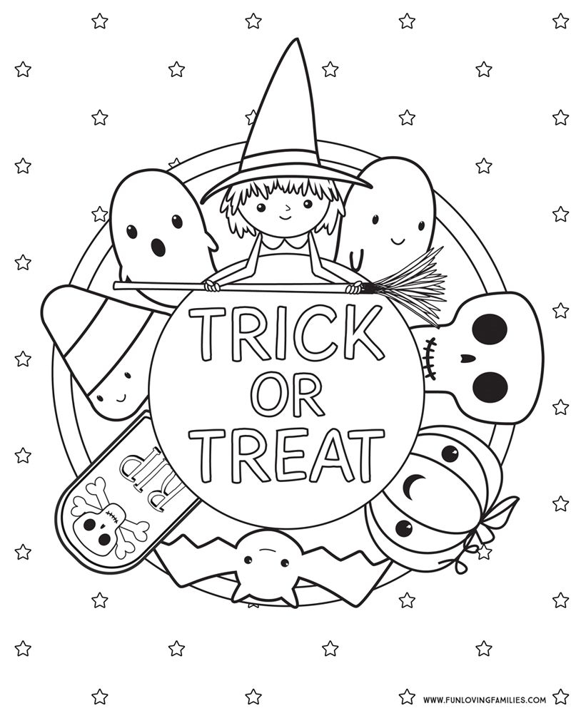 Halloween Coloring Pages Free Printables Printable Pictures