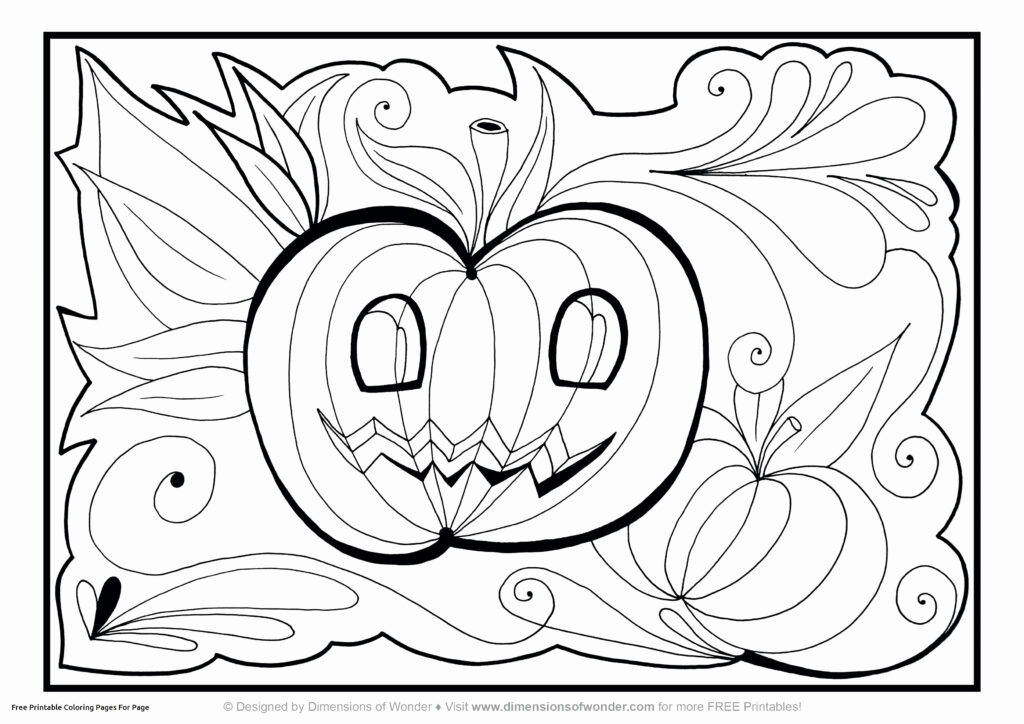 Halloween Coloring Pages Pdf Pumpkin Color Pages Awesome