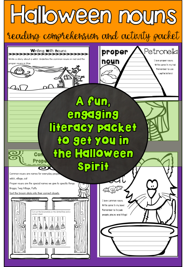 Halloween Common And Proper Nouns | Common And Proper Nouns