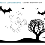 Halloween Connect The Dots Worksheet   All Esl