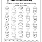 Halloween Counting Math Worksheets And Activities For