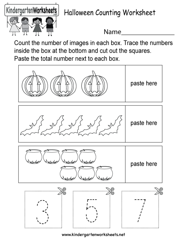 Halloween Counting Worksheet Free Kindergarten Holiday Halloween Counting Worksheet Free Kindergarten Holiday