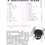 Halloween Crossword | Halloween, Halloween Scene, Crossword