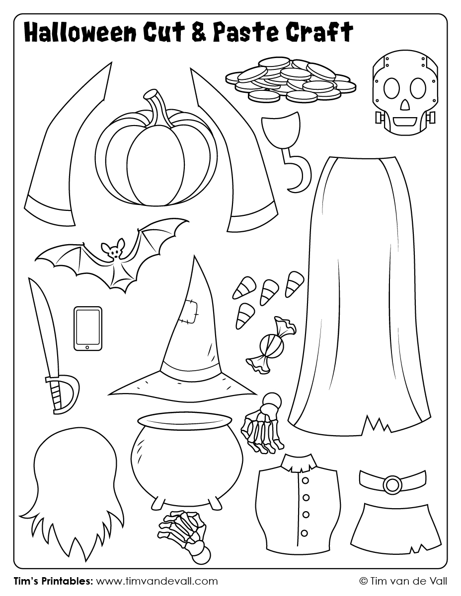 Halloween-Cut-And-Paste-Craft-03 - Tim&amp;#039;s Printables