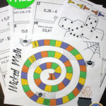 Halloween Decimals Board Game {Free} | Math Games Middle