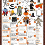 Halloween   Definitions Worksheet