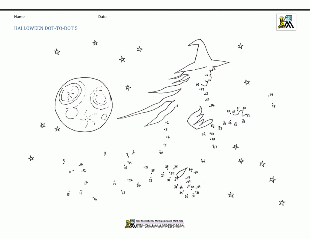 Halloween Dot To Pages Hard Connect The Dots Printable Halloween Dot To Pages Hard Connect The Dots Printable