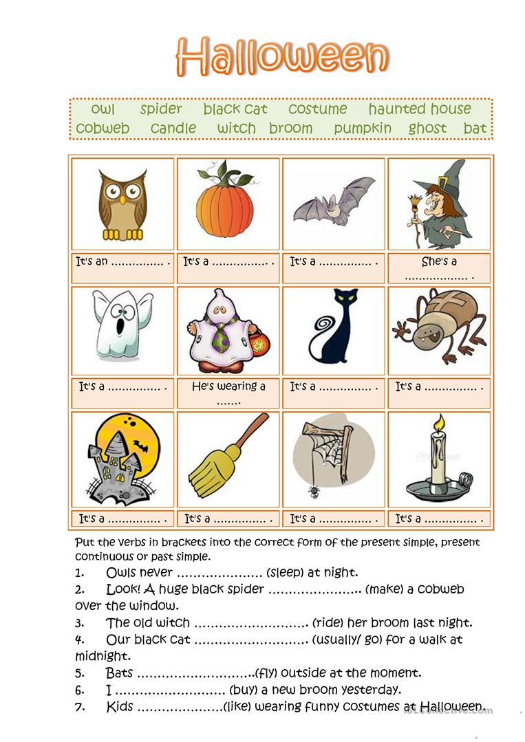 Halloween - English Esl Worksheets For Distance Learning And