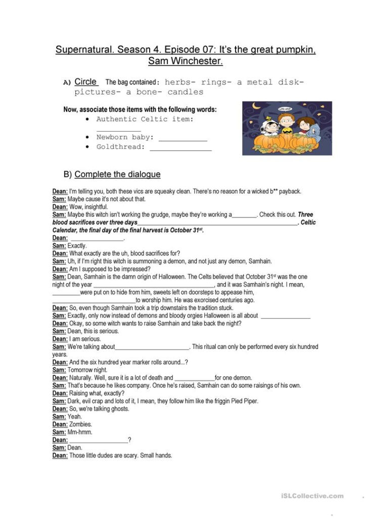 Halloween   English Esl Worksheets For Distance Learning And
