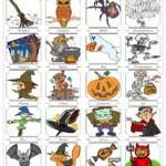 Halloween Esl Printable Picture English Dictionary