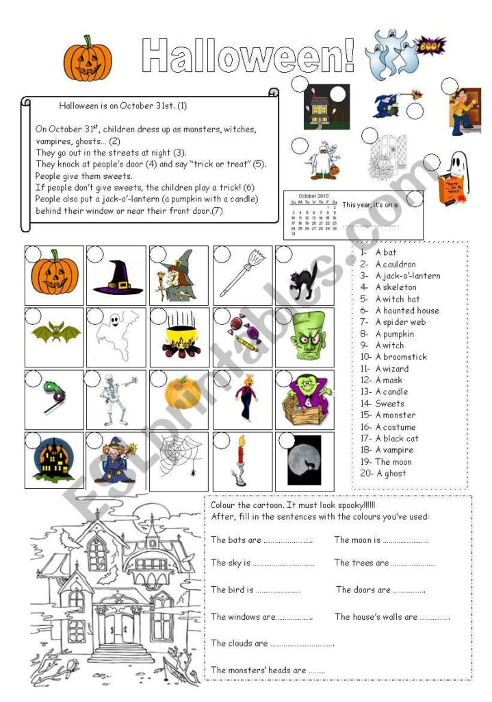 Halloween   Esl Worksheetreb77