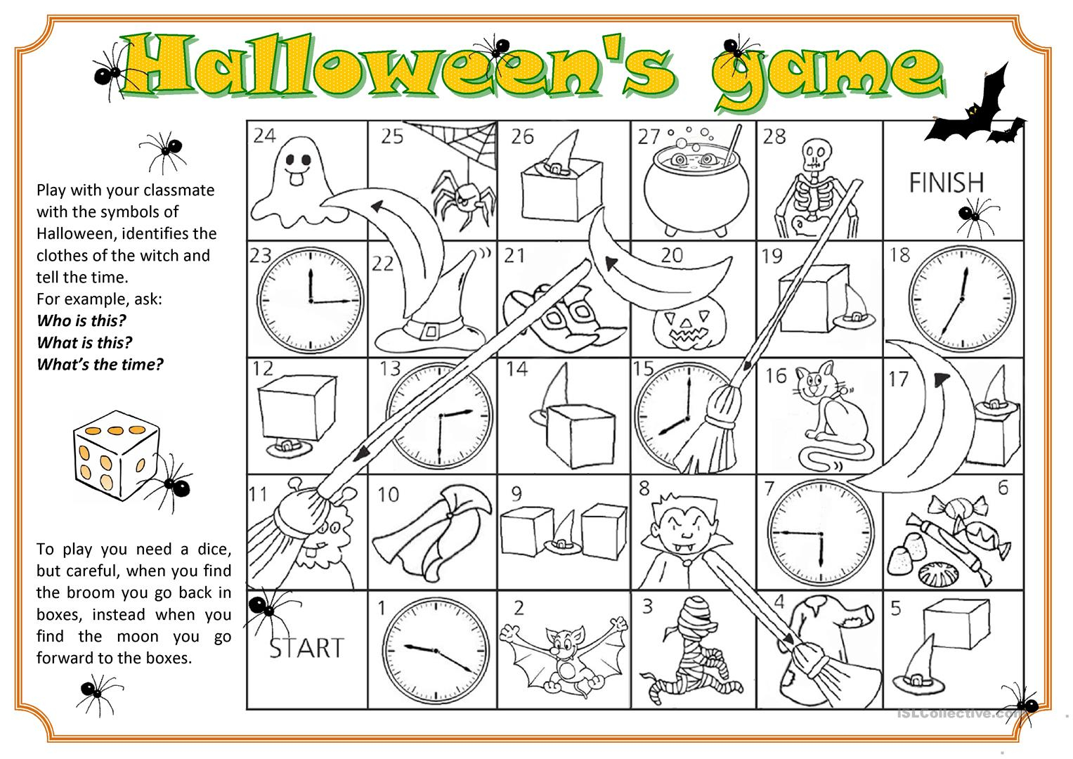 Halloween Fun - English Esl Worksheets For Distance Learning