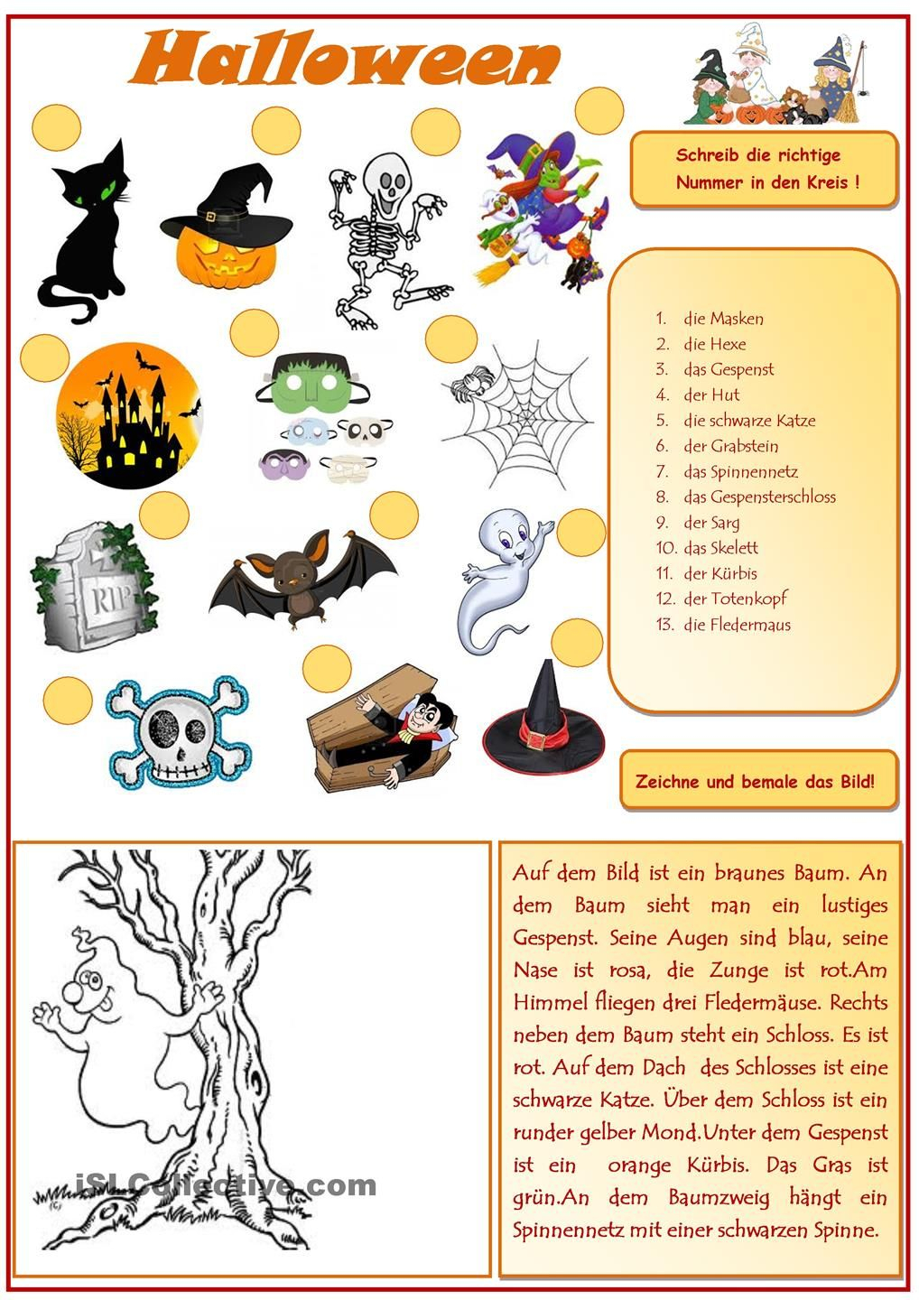 Halloween | Halloween Worksheets, Halloween Worksheets Free