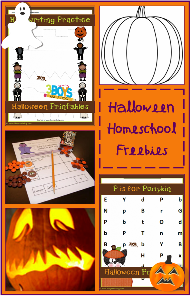 Halloween Homeschooling Freebiessubject!