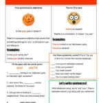 Halloween Homonyms Lesson   Your Or You're? Esl Spelling And