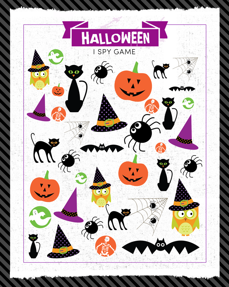 Halloween I Spy Printable