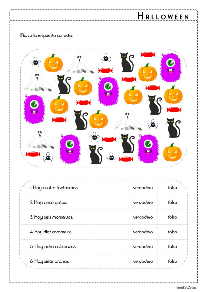 Halloween In Spanish, Spanish For Kids, Spanish For Children