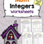 Halloween Integers Worksheets | Integers Worksheet, Integers
