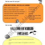 Halloween Jokes And Tongue Twisters   Esl Worksheetfirstime