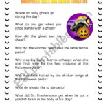 Halloween Jokes And Tongue Twisters   Esl Worksheetgiovanni