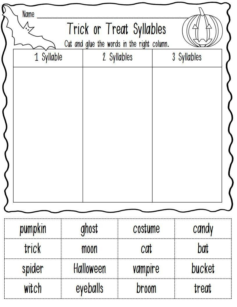 Halloween Language Arts Worksheets Halloween Printable Pack