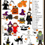 Halloween   Matching Worksheet