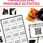 Halloween Math | 4Th 5Th | Paperless + Printable Secret
