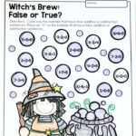 Halloween Math Activities Worksheets For Grade Fourth