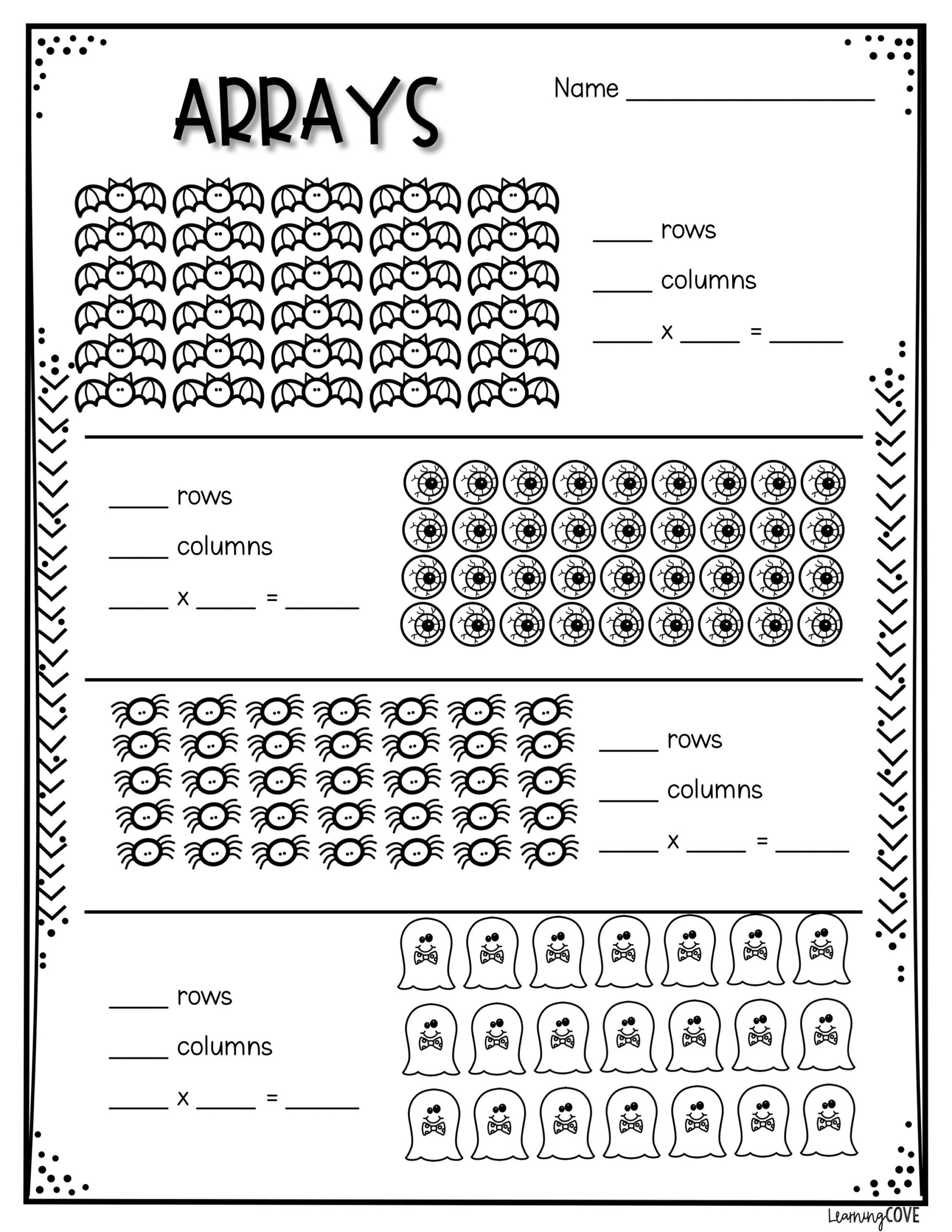 Halloween Math Multiplication Worksheets | Math Addition