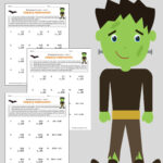 Halloween Math Multiplying Decimals With Printable And