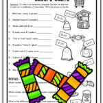 Halloween Math Worksheets Free Middle School Test Question