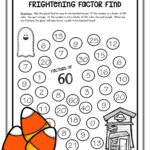 Halloween Math Worksheets Themed 3Rd Grade Division With Two