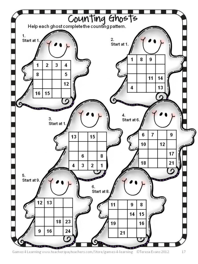 Halloween Math Worksheets To Download. Halloween Math