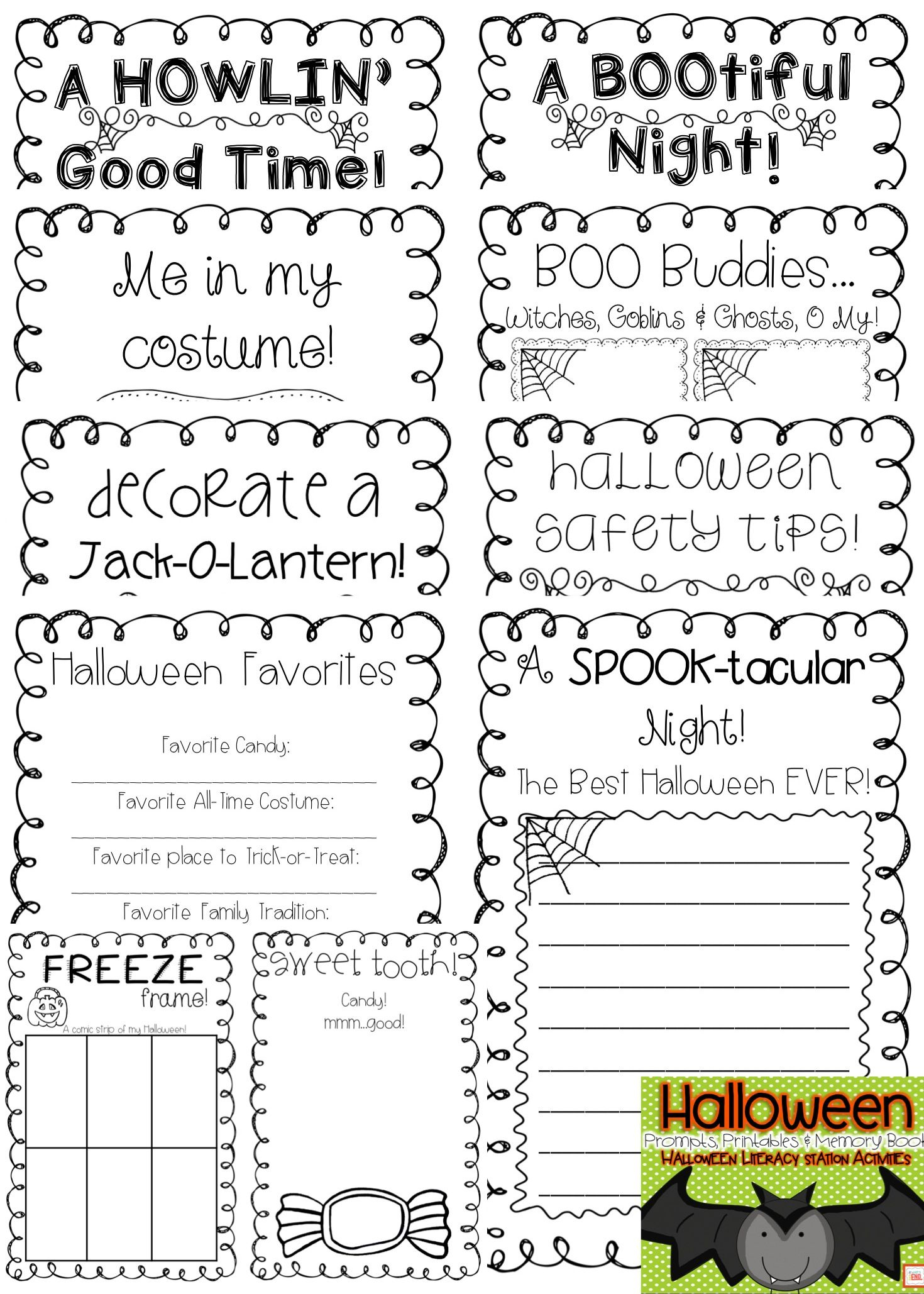 Halloween Memory Book And Printables!! | Memory Book