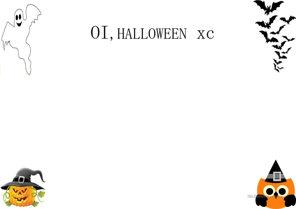 Halloween Mindmap   English Esl Worksheets For Distance