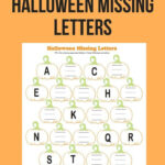 Halloween Missing Letters Worksheets Halloween Alphabet In